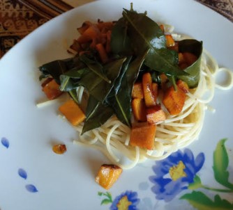 Macarrão com Abóbora e Ora Pro Nóbis – Massa Nutritiva e Saborosa