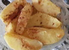 Maçã Quente Picada e Assada na Airfrayer com Leite Condensado