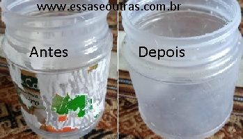 Tirar o Rótulo de Embalagem Plástica e Vidro Fácil e Rápido -Reaproveitar