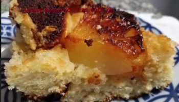 Mini Bolo de Abacaxi com Coco de Frigideira – Massa Pequena de Bolo