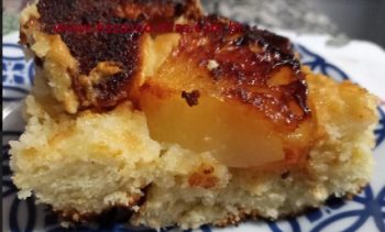 Mini Bolo de Abacaxi com Coco de Frigideira – Massa Pequena de Bolo