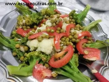 Salada Colorida de Legumes – Cozinhar Vegetais sem Perder Nutrientes