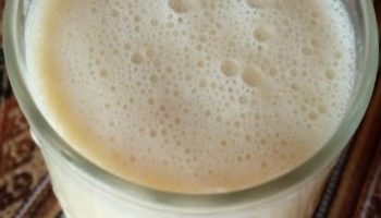 Suco de Maracujá com Iogurte de Kefir e Maçã Bebida Refresca Calmante