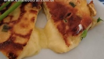 Crepioca que sai Recheada do Fogo – Recheio na Massa sem dobrar