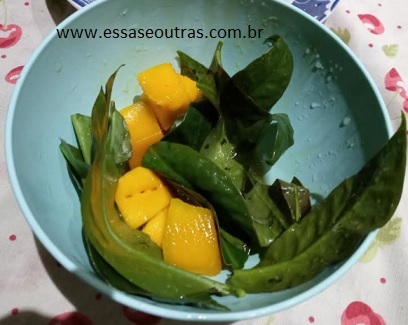 como-fazer-salada-de-ora-pro-nóbis-com-manga-