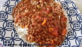 Lentilha com Carne Moída – Receita com Lentilha Fácil que Rende