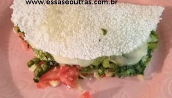 Tapioca de Queijo com Escarola – Recheio Nutritivo Light para Tapioca