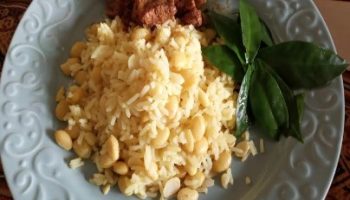 Arroz com Fava Seca e Açafrão – Receita Fácil com Fava Seca