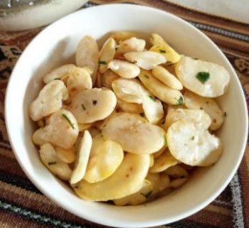 Fava Cozida e Dourada no Azeite – Como Fazer Petisco de Fava Seca