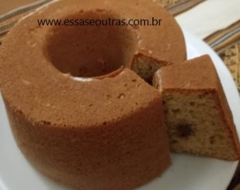 Receita de Bolo de Amendoim, Doce de Banana, Bananada Bolo Pequeno