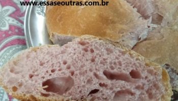 Pão de Batata Doce Roxa – Receita de Pão com Fermento Natural