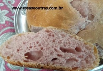 Pão de Batata Doce Roxa – Receita de Pão com Fermento Natural