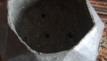 Vaso de Cimento com Isopor e Areia Como Fazer, Impermeabilizar e Pintar