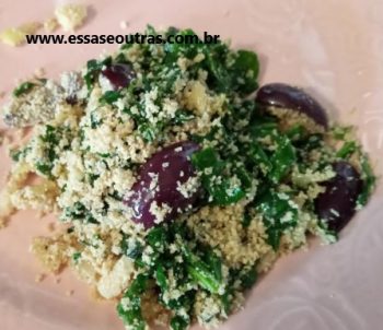 Farofa de Ora pro Nóbis e Azeitonas Pretas – Receita de Farofa Nutritiva