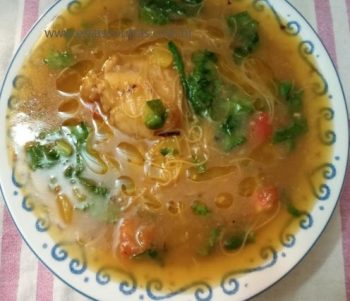 Sopa de mandioquinha com frango – Sopa Cremosa com Sobrecoxa