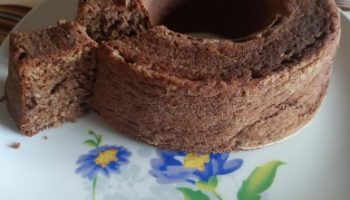 Bolo Fit de Banana, Maça e Chocolate Receita Bolo Sem Farinha de Trigo