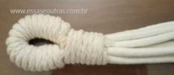 Suporte de Vaso em Macramê – Suporte de Cordão para Garrafão