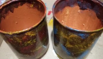Pintura Enferrujada em Lata – Reaproveitar e Decorar Latas para Plantar