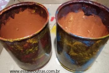 Pintura Enferrujada em Lata – Reaproveitar e Decorar Latas para Plantar