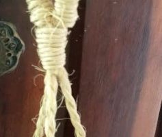 Suporte de Vaso de Sisal com Punho de Rede – Como Fazer