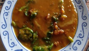 Cambuquira na Sopa de Abóbora – Receita com Broto de Abóbora