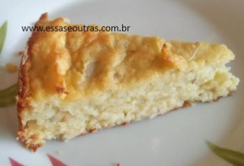 Bolo de Batata Doce com Queijo e Coco Receita sem Farinha, leite