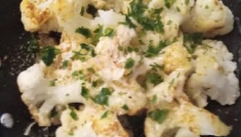 Couve-flor com Queijo na Frigideira – Receita Fácil