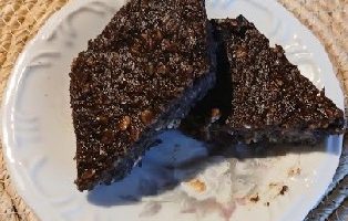 Brownie de Banana e Chocolate Sem Farinha- Receita Fit Doce